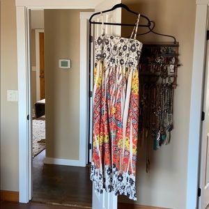 Strapless long dress